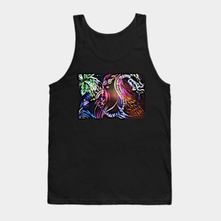 Neon Girl Dragon Tank Top